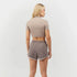 CROP TOP TAUPE LUMINOSA CLEMONT